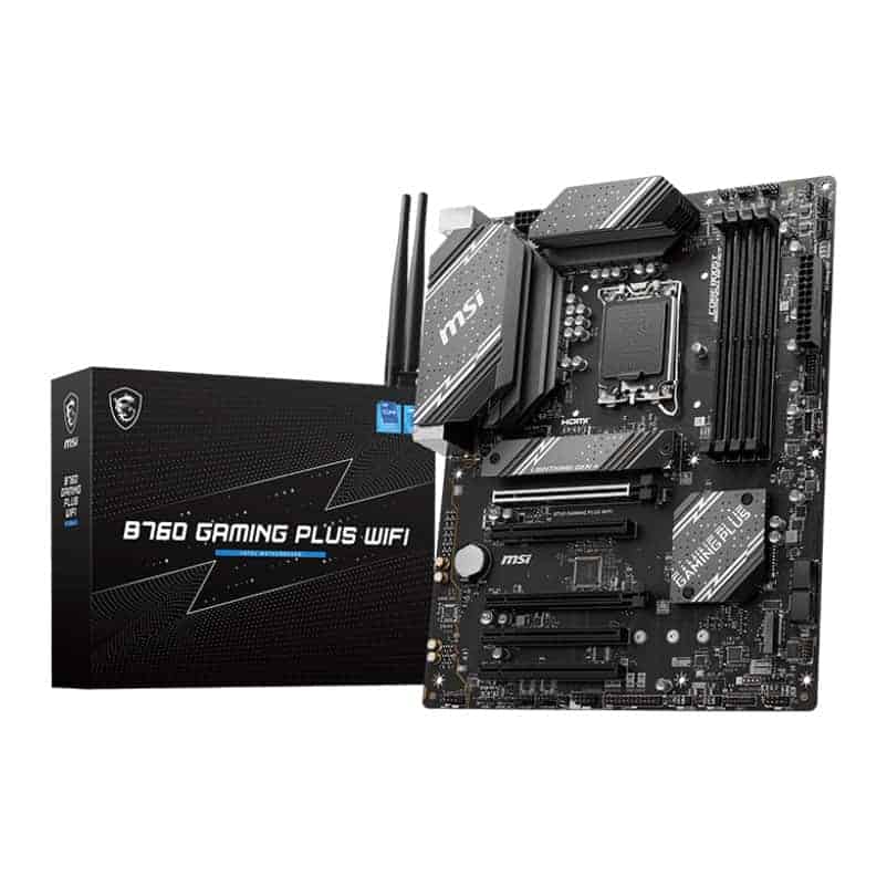 (image for) MSI Intel B760 GAMING PLUS WIFI DDR5 ATX Motherboard